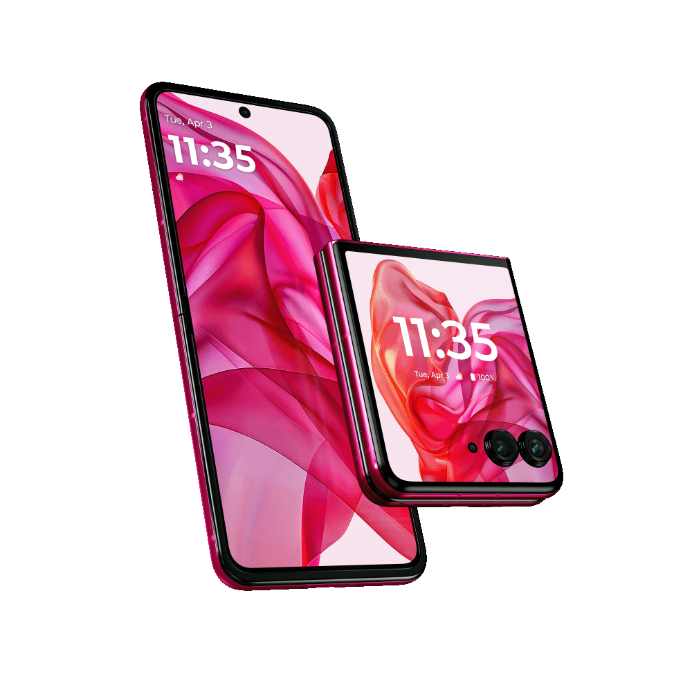 Motorola razr+ 2024 XT2451-1 T-Mobile Unlocked Good Heavy Burn