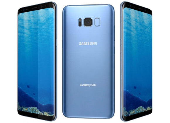 Samsung Galaxy S8+ SM-G955U Sprint Unlocked 64GB Blue C Medium Burn